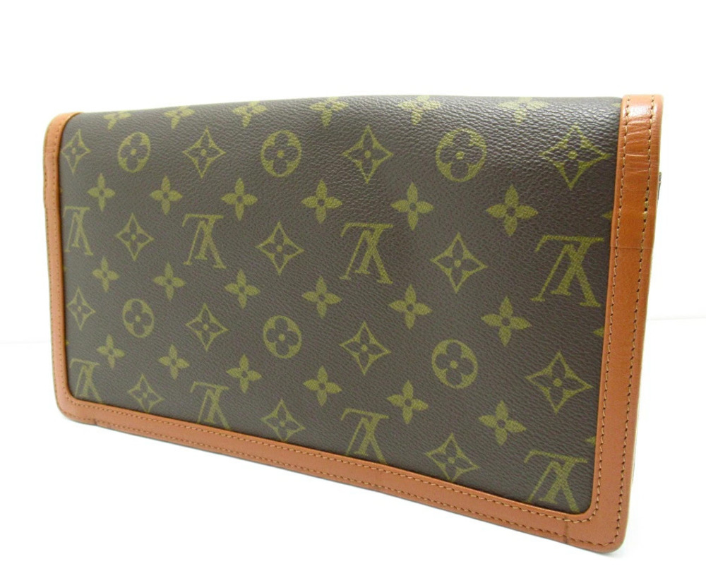 Louis Vuitton Monogram Pochette Dam Bag Brown